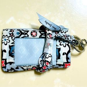 Vera Bradley Cotton Zip Id Case Wallet